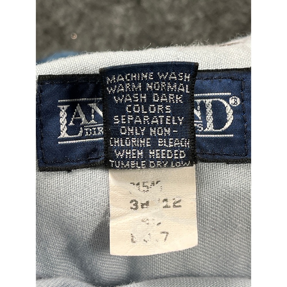 Lands End Flannel Lined Jeans Mens 40 Blue Excellent Vintage Made in USA - Picture 7 of 10